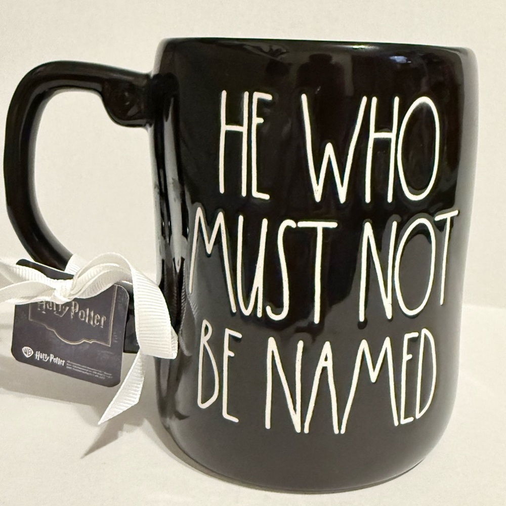 Rae Dunn Harry Potter Collection Black and White Mug